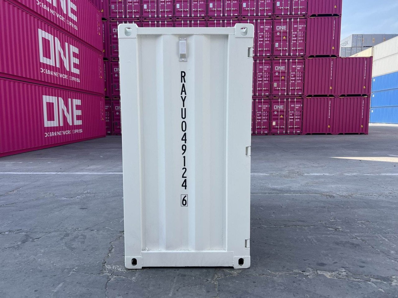 4fts opslagcontainer / bhv container / bouwcontainer wit