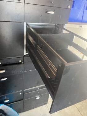 Ladenkasten staal  voor in schuur/werkplaats
