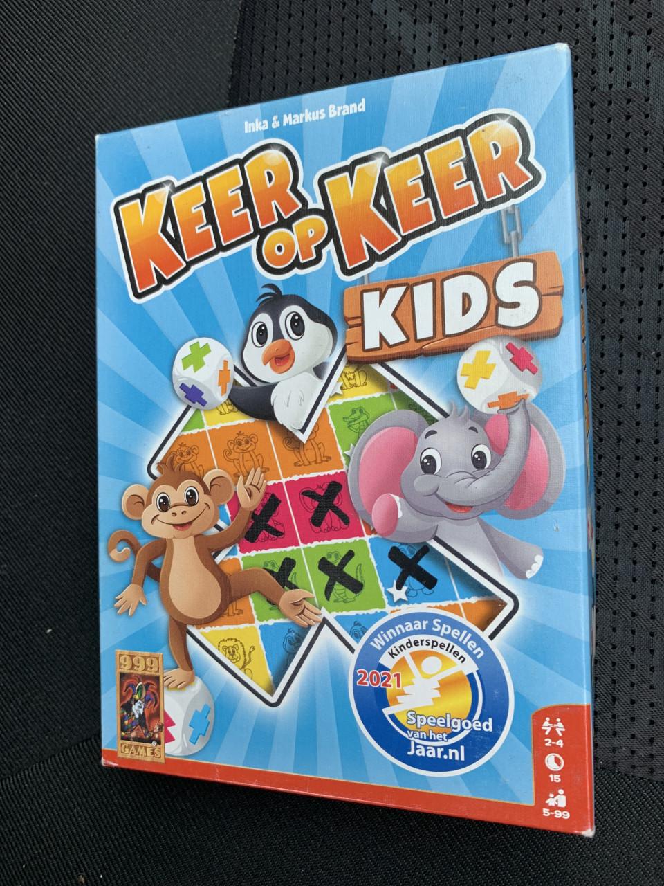 Bordspellen set: ticket to ride junior, clever junior, keer op keer junior