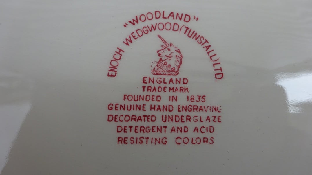 Woodland Enoch Wedgwood servies 3x6 borden