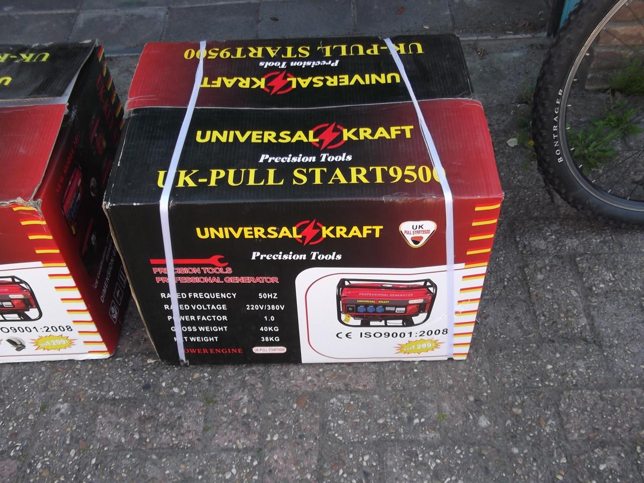 Nood/stroom aggregaat 9500Watt