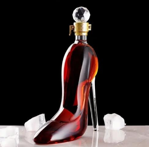 Wijn decanter glazen schoen