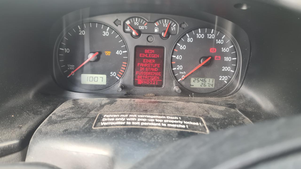 VW T4 california EVENT 2002 MOTOR DEFECT