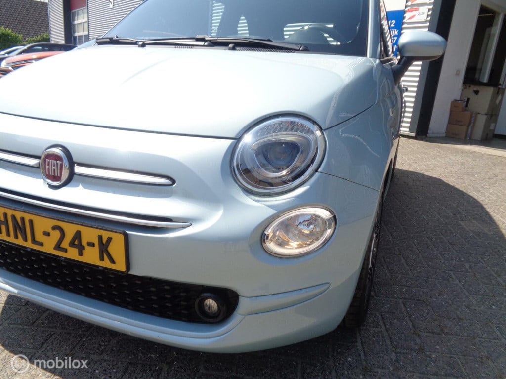 Fiat 500 C 1.0 hybrid launch edition/airco/16''lm velgen/half leer/1st eig/