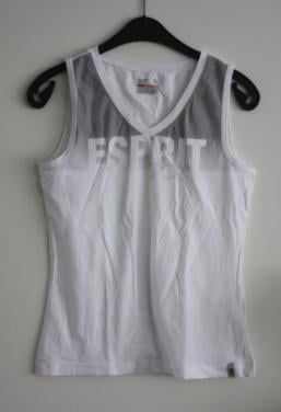 Sport shirt grijs wit maat 40