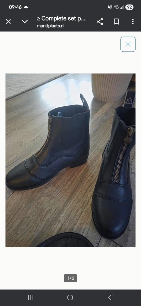 Complete set paardrijkleding nieuw