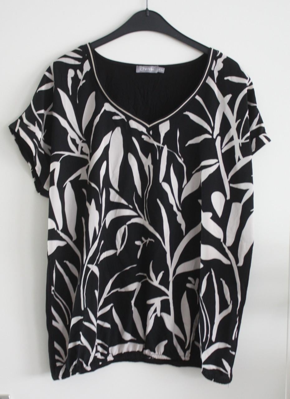Shirt \wart bege print  maat xl-42
