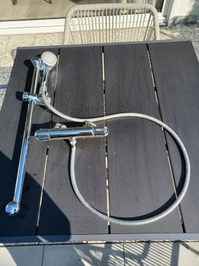 Douche set Grohe met thermostaatkraan  aansluiting 12cm