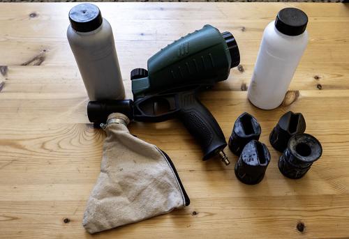 Te koop perslucht zandstraal pistool