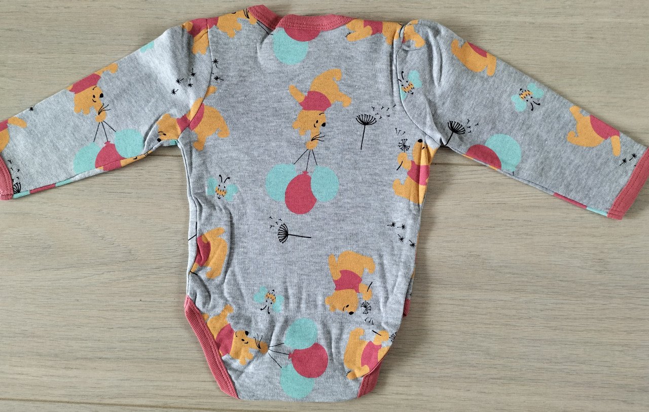 Disney romper Winnie the Pooh grijs maat 62/68