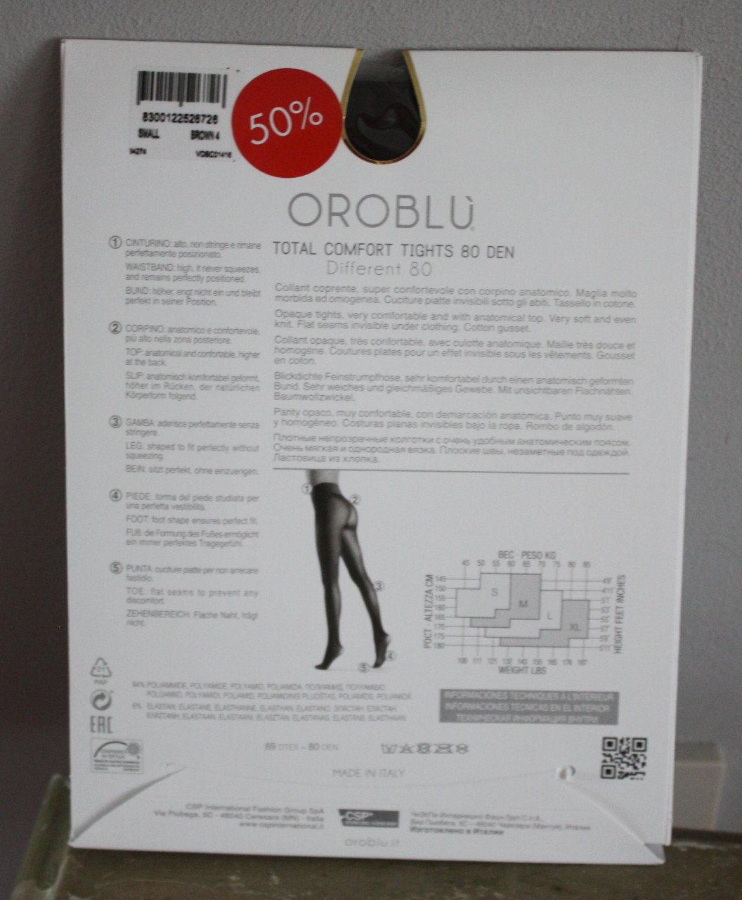 Nieuwe panty maat small 38-40