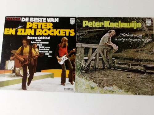 2 LP's van Peter Koelewijn