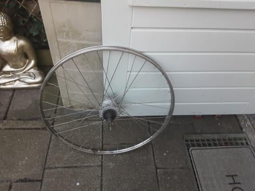 28 inch scram achterwiel, 3 speed, trommelrem