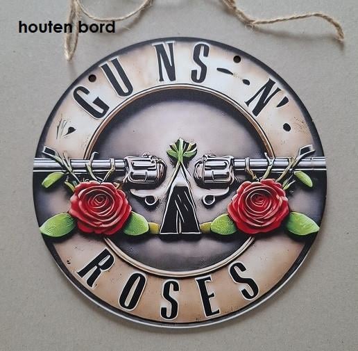 Guns N' Roses Metalen Bord