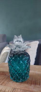 Decoratieve glazen ananas