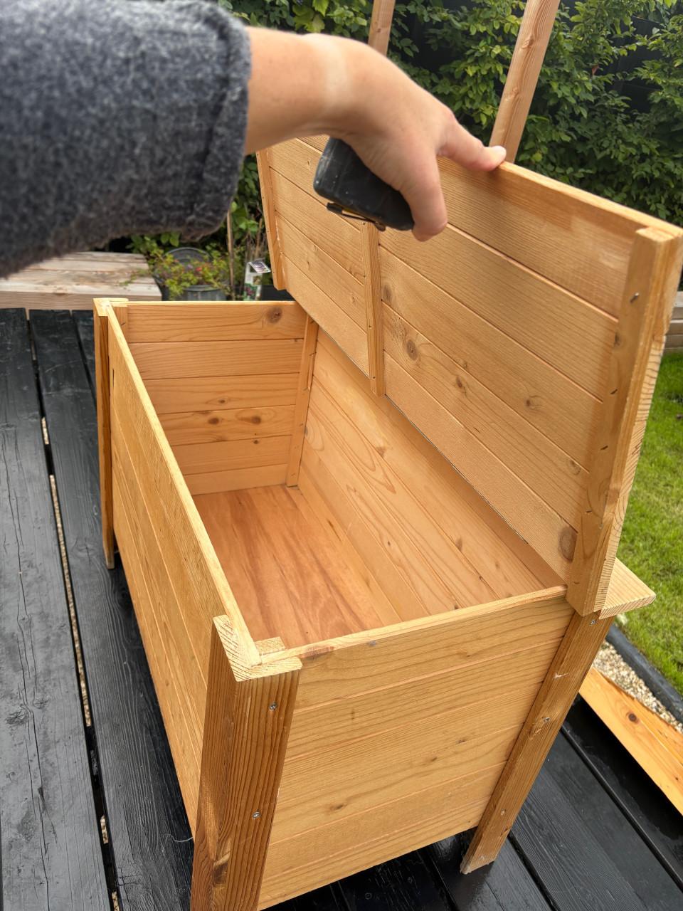 Houten kist - speelgoedkist