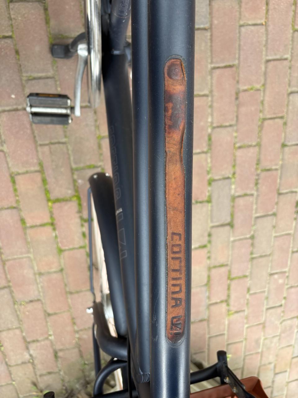 Gereserveerd!Cortina Transport fiets limited edition denim 2016 opknapper!