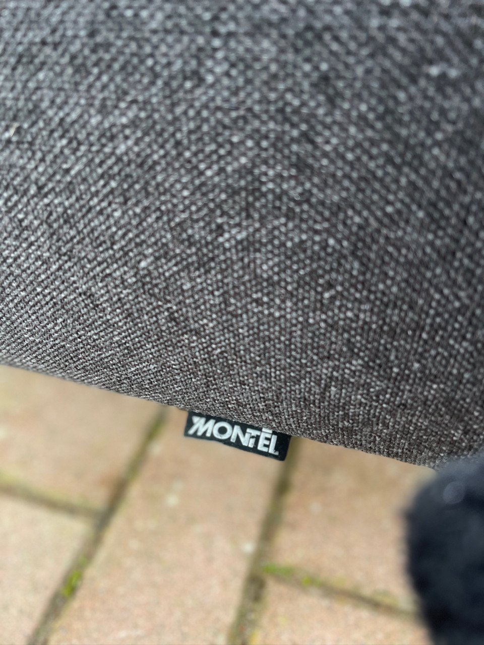 GRATIS LEVERING HEEL NL Montel 3-zits Antraciet Bankstel + Hocker
