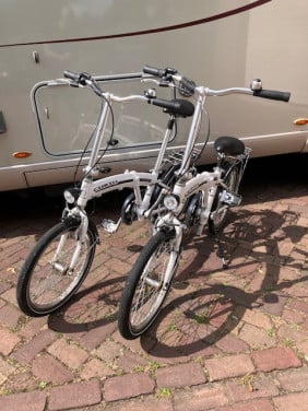 2 x Vouwfietsen
