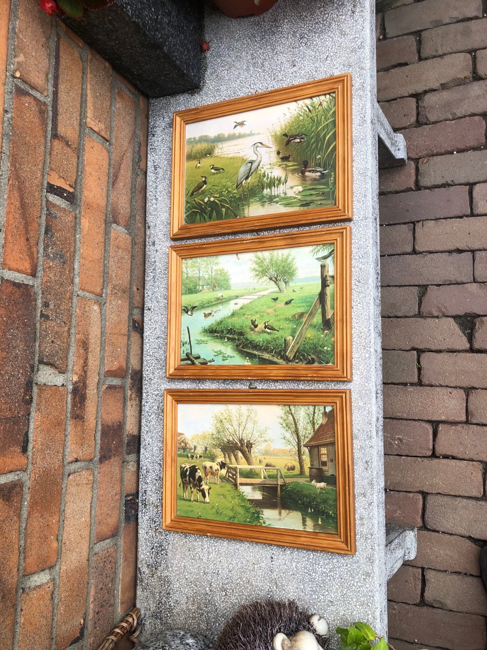 Een setje van drie leuke prentje .