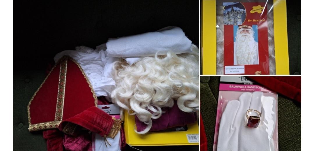 Sinterklaas outfit items