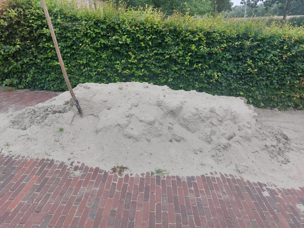 Bestratingszand gratis afhalen