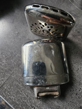 Leuke vintage Jon-E-handwarmer, vlamloos apparaat voor warme handen