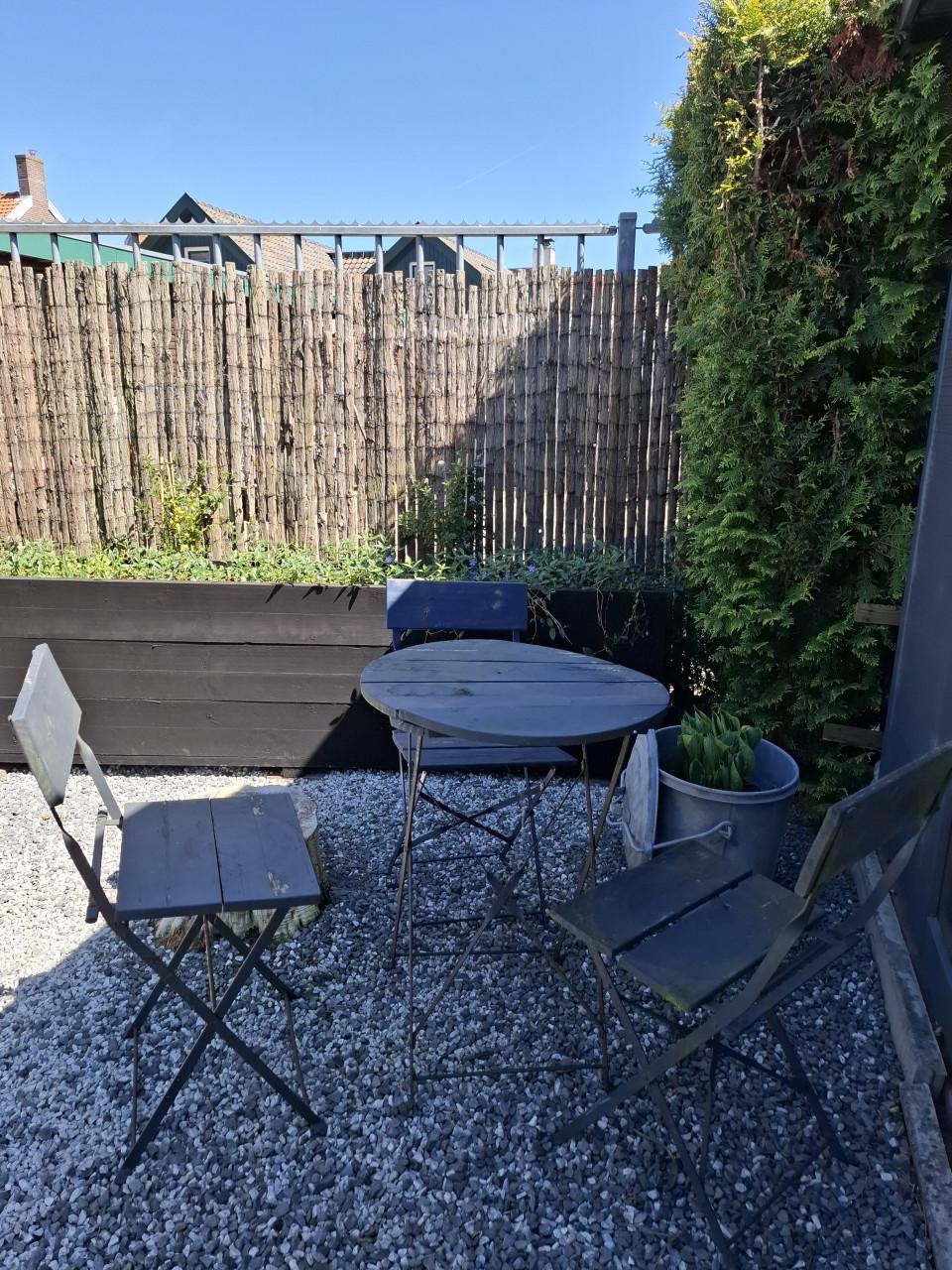 Bistroset hout/metaal