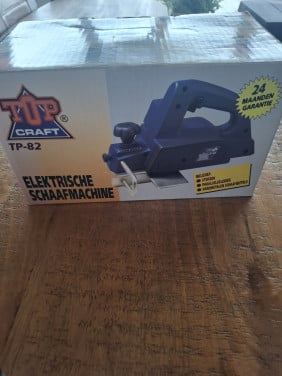 Elektrische schaafmachine.