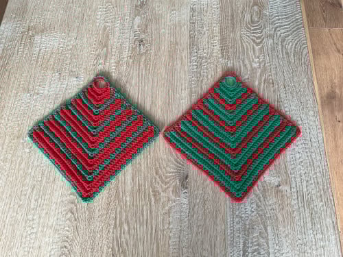 Kerst pannenlappen