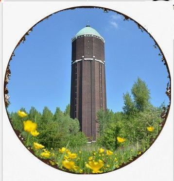 Watertoren Axel ( op metaal )