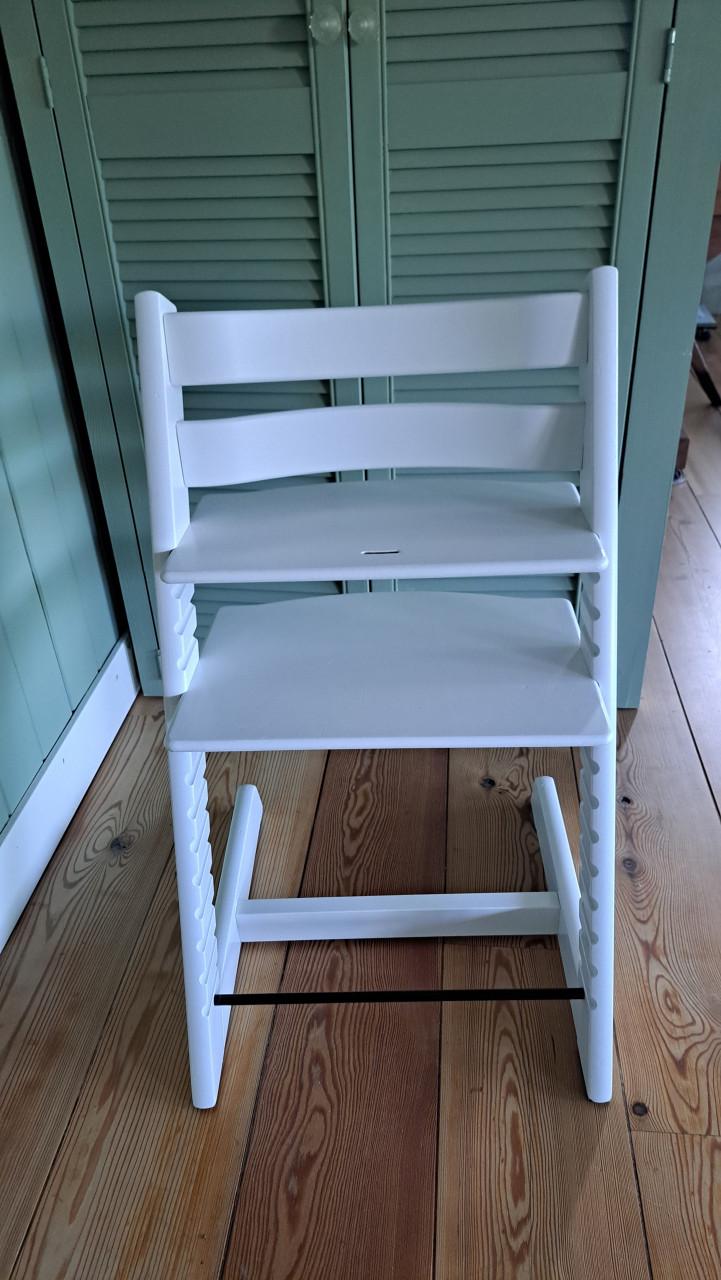 Stokke Tripp Trapp wit compleet met Newborn en Verkleiner