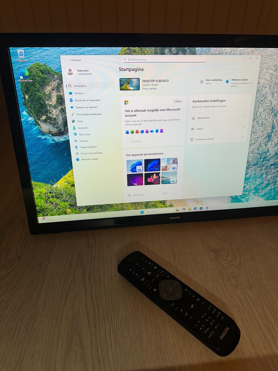 Two in One / PC mini met TV