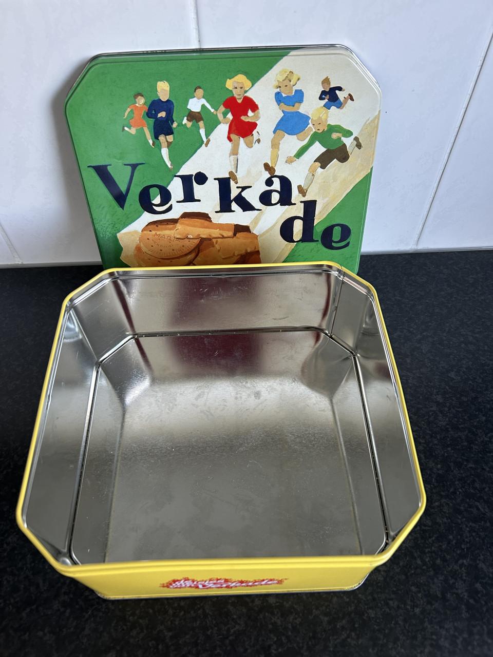 Verkade koekblik/koektrommel