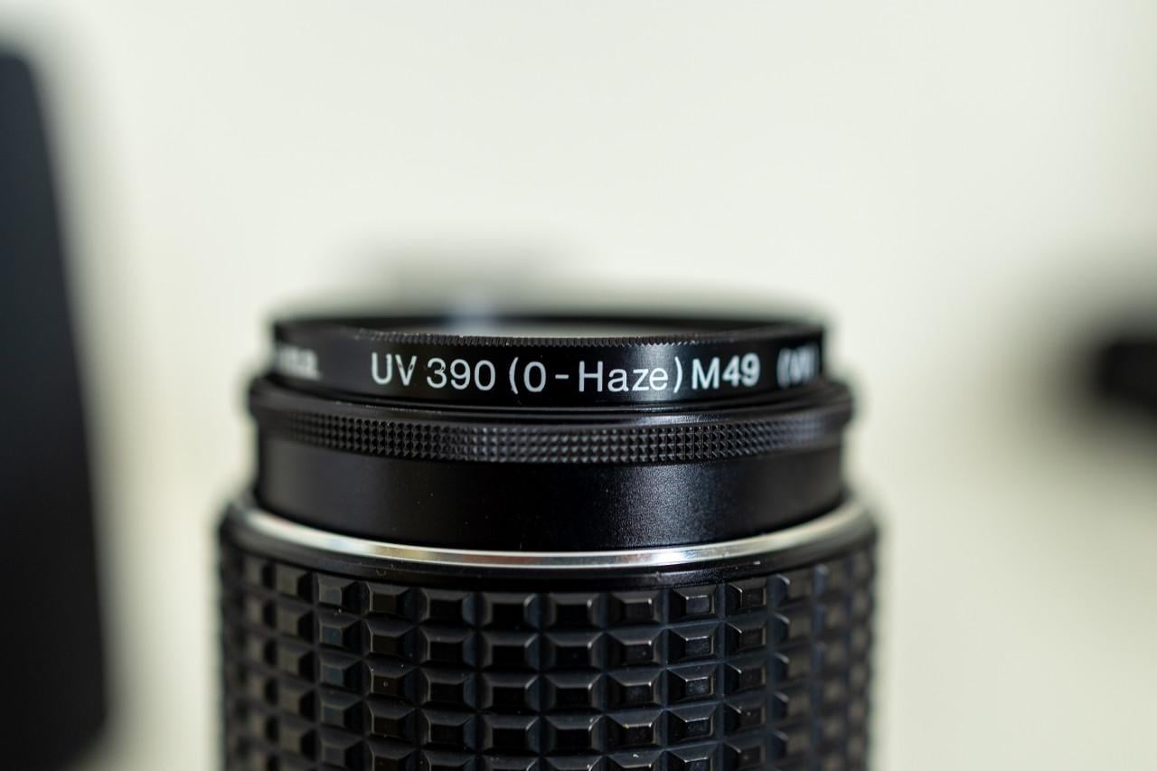 Lenzen Asahi Pentax50 mm en 135 mm met Canon RF adapter