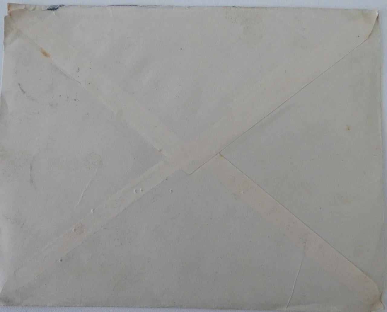 Envelop, 1937 – Neth. Traffic Agencies, Cairo - Rotterdam
