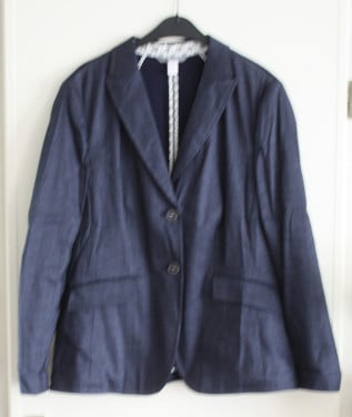 Jeanskleurig jasje -blazer maat 44