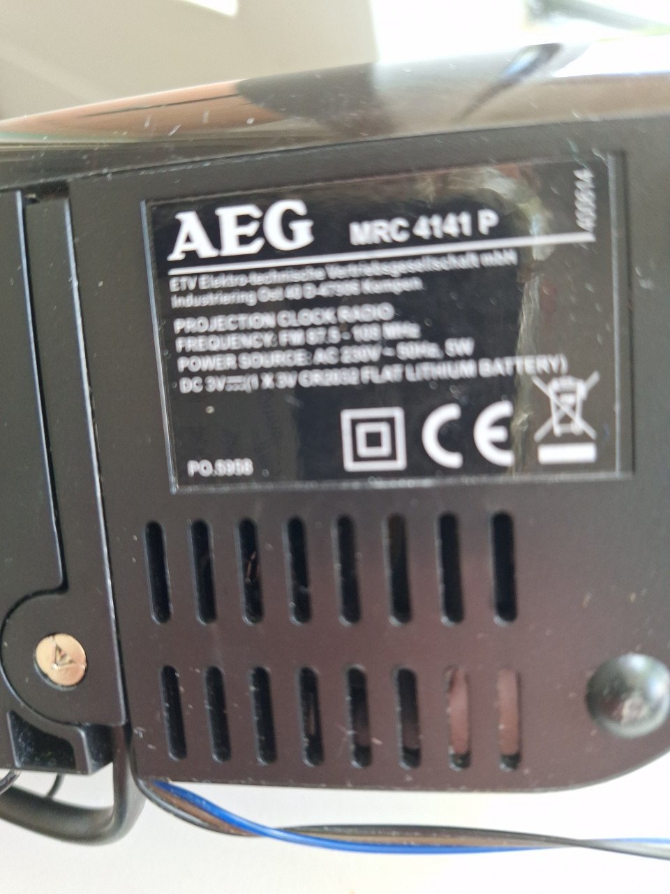 Wekkerradio AEG mrc 4141p