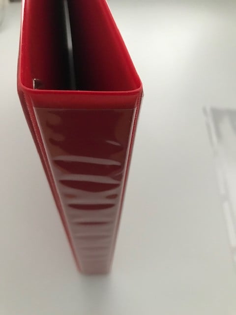 Nieuwe Ringmappen harde kaft PVC