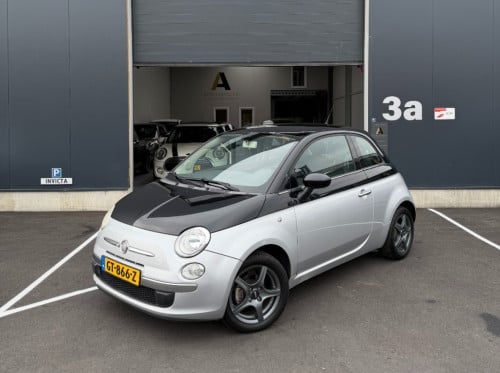 Fiat 500 1.2 - rosa - glazen dak