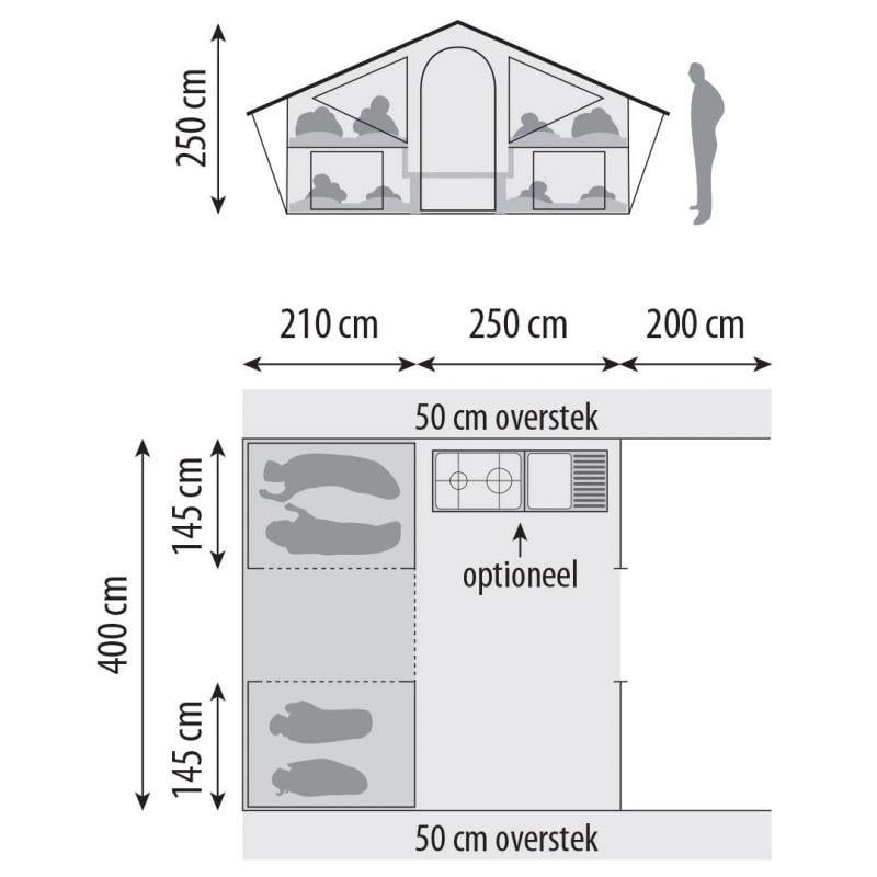 Vouwwagen Cabanon Lodge