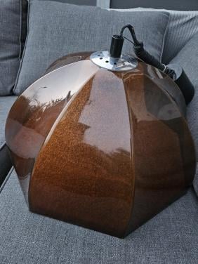 Zeldzame DL Holland Octagon 'UFO' Hanglamp – Jaren 80 herda