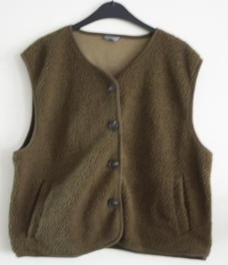 Vest zondermouwen groen maat 40-42