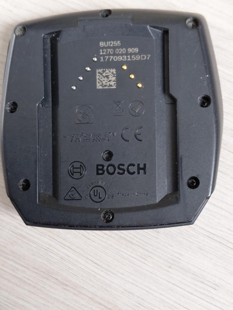 Bosch battery lader en display