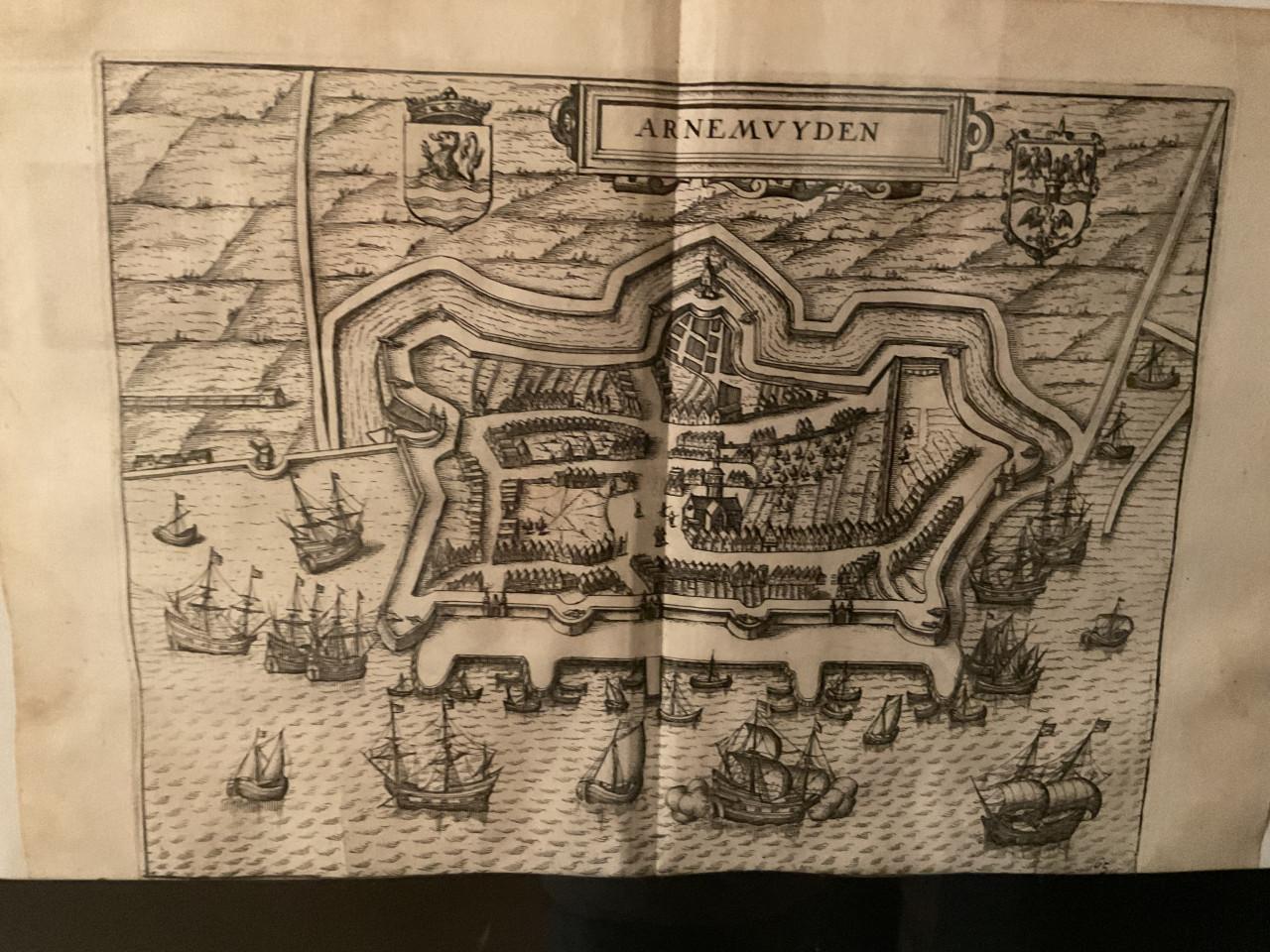 Tekening van Arnemuiden