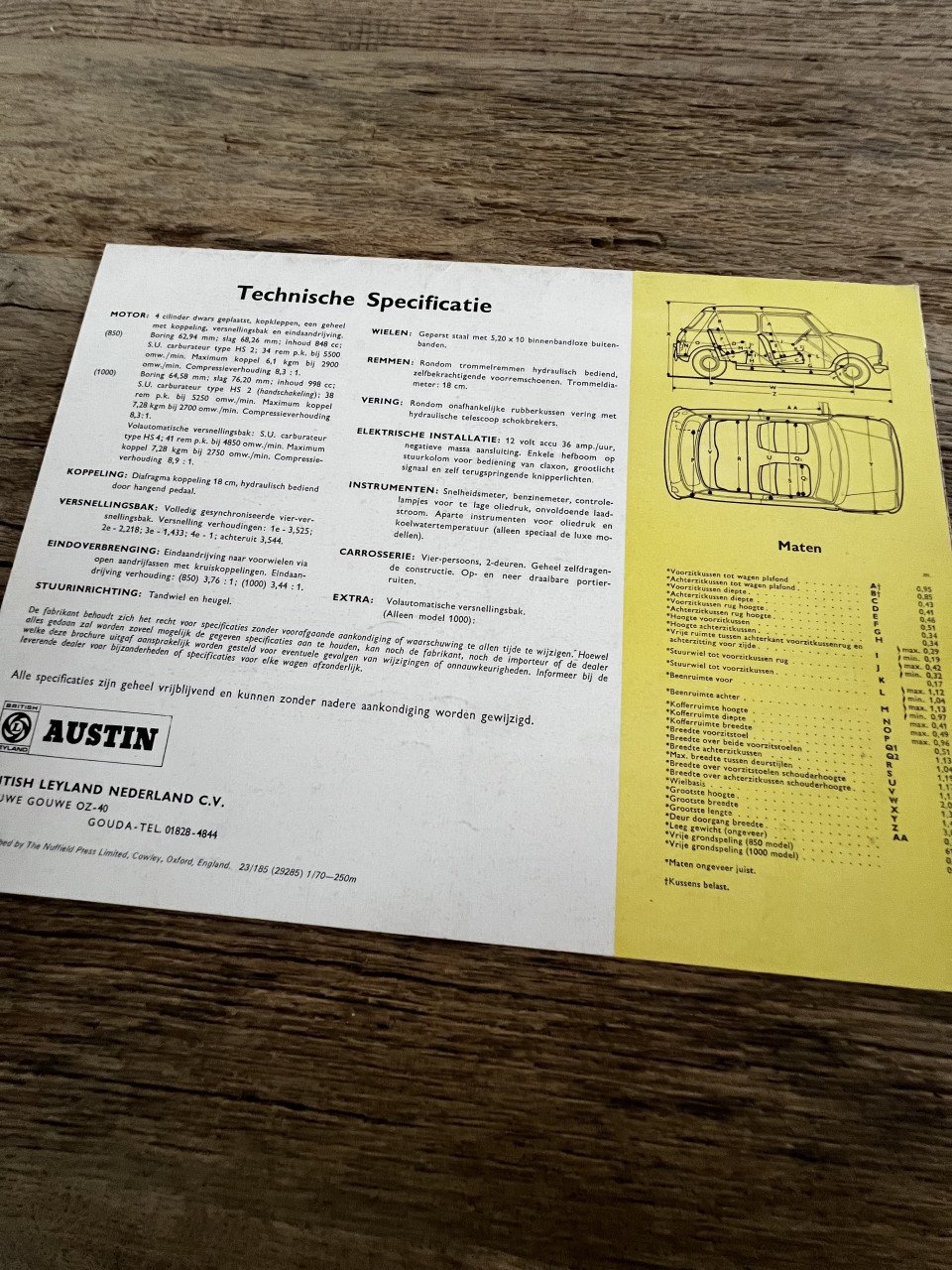 Mini 850 en 1000 brochure