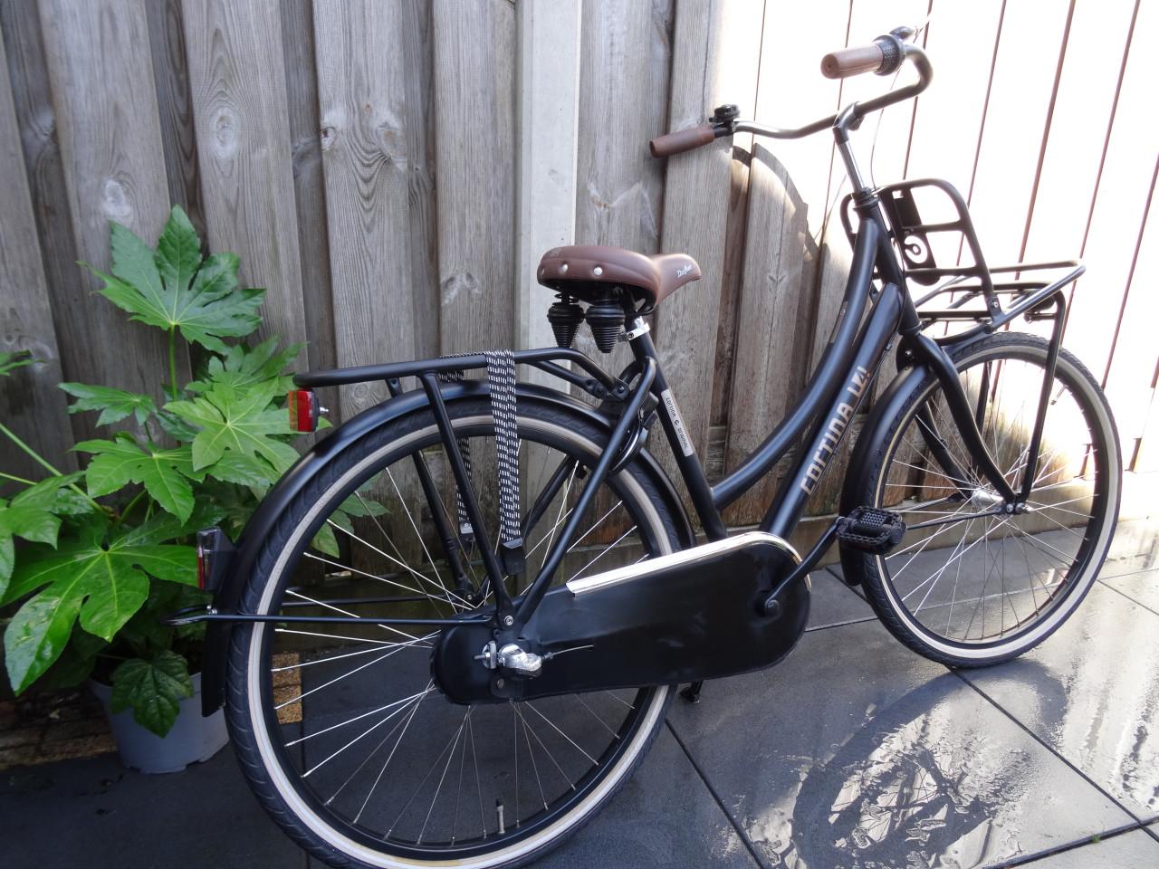 🚲 Cortina U4 Transport Meisjesfiets – 26 inch | Zwart