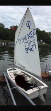 Zeilboot optimist (wedstrijd met meetbrief)