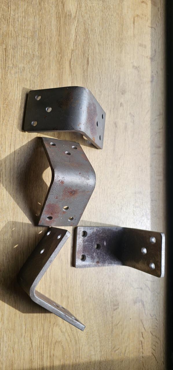 Steun beugels van ijzer