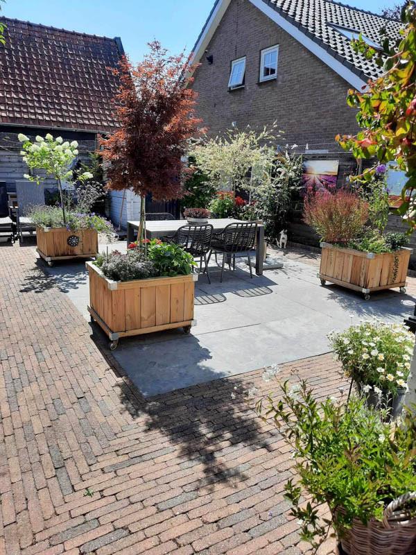 Zeeuwse knop bloembakken projecten ter inspiraties L80 x B83 x H60